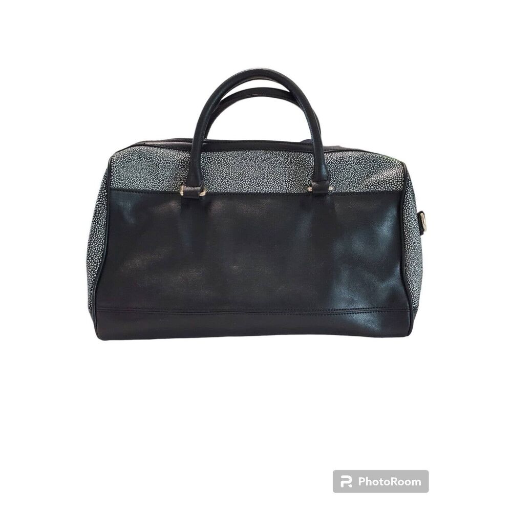 Banana Republic Black & Polka Dot bag leather purse/hand bag
